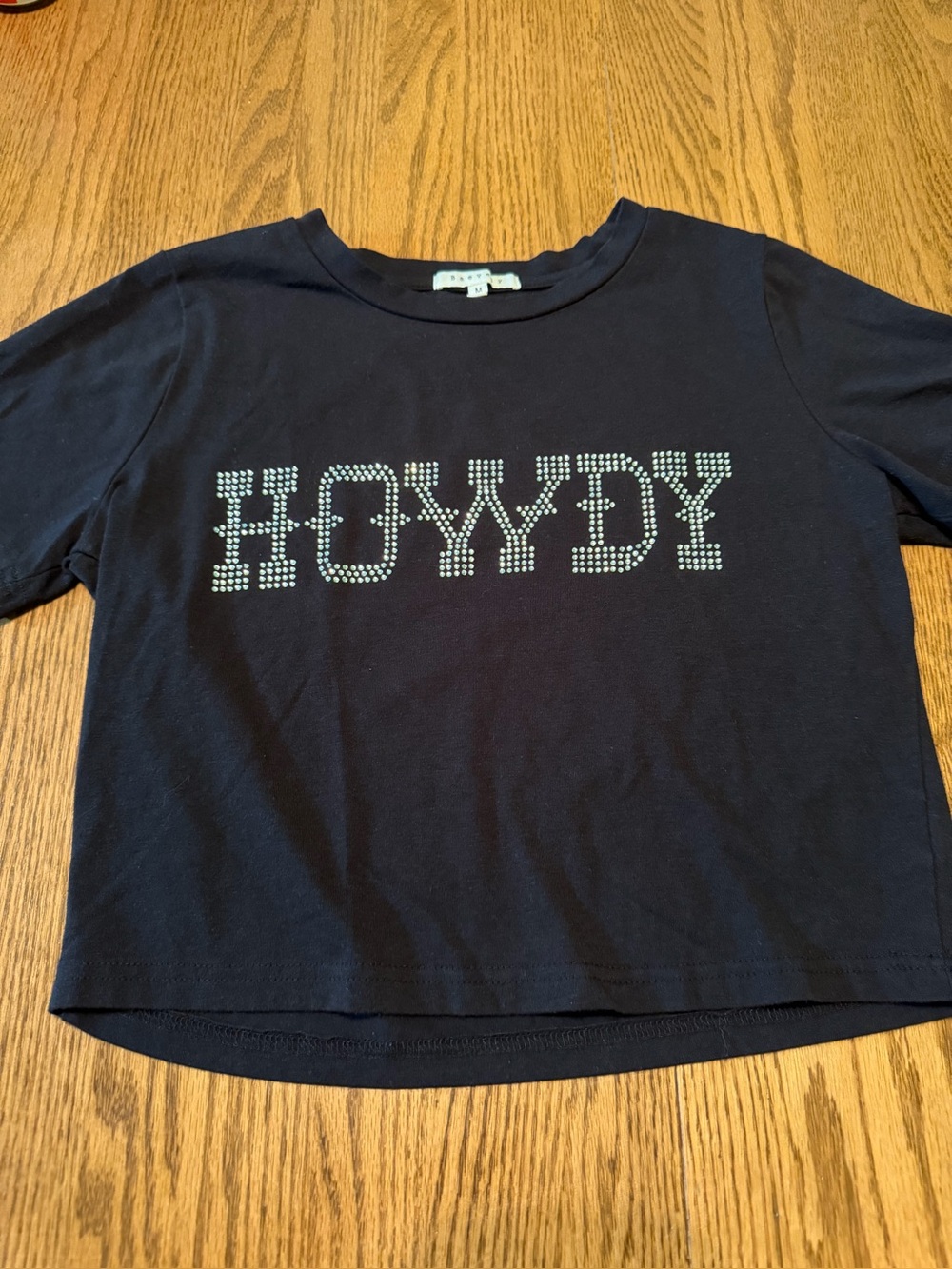 “HOWDY" Rhinestone Graphic Tee